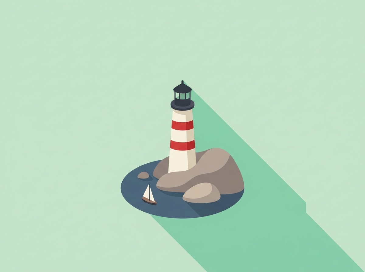 A coastal lighthouse, Halifax, illustrated